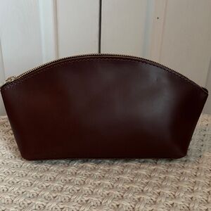 NWOT Portland Leather Goods Total Eclipse Makeup Bag